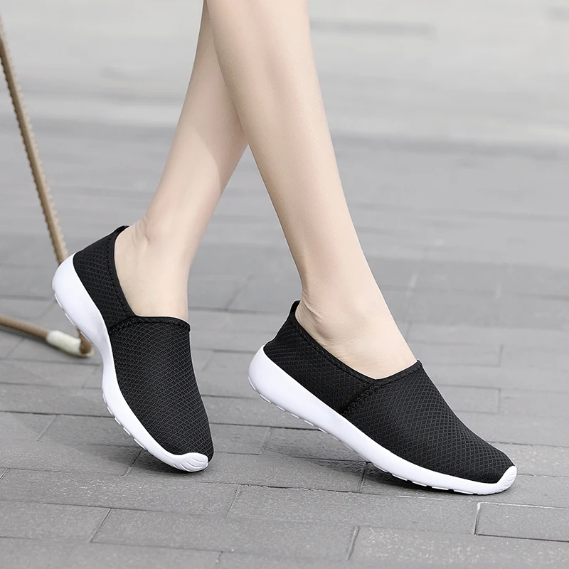 Plus Size 42 Tenis Feminino 2019 Shoes Women Tennis Trainers Sneakers Slip on Walking Sport Mujer Cheap | Спорт и развлечения