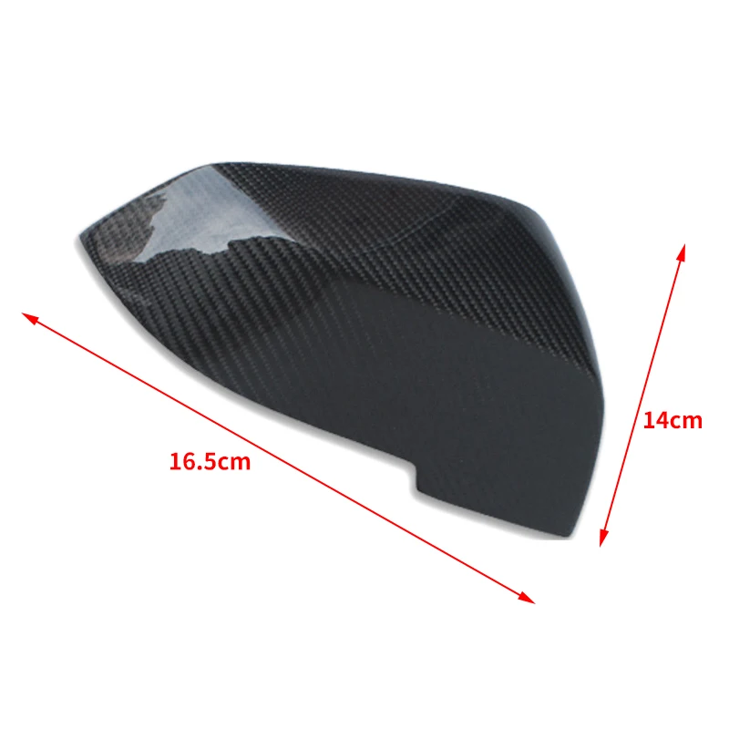

2Pcs Car Smooth Carbon Fiber Rearview Mirror Cover for Bmw 1 2 3 4 X Series F20 F30 F32 F80 E84 2012-2018