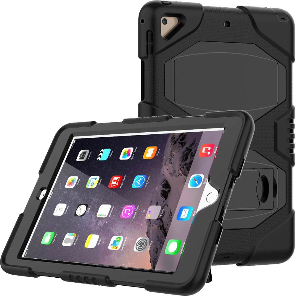 Чехол для Apple iPad Mini 1/2/3 ударопрочный гибридный трехслойный защитный чехол|case for