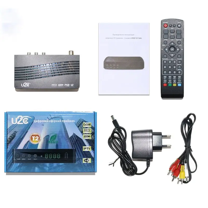 1 комплект, новинка, DVB-T2, 115, мини, Full HD, цифровой ТВ-приставка, ЕС штекер, спутниковая телевизионная приставка, ТВ приемник