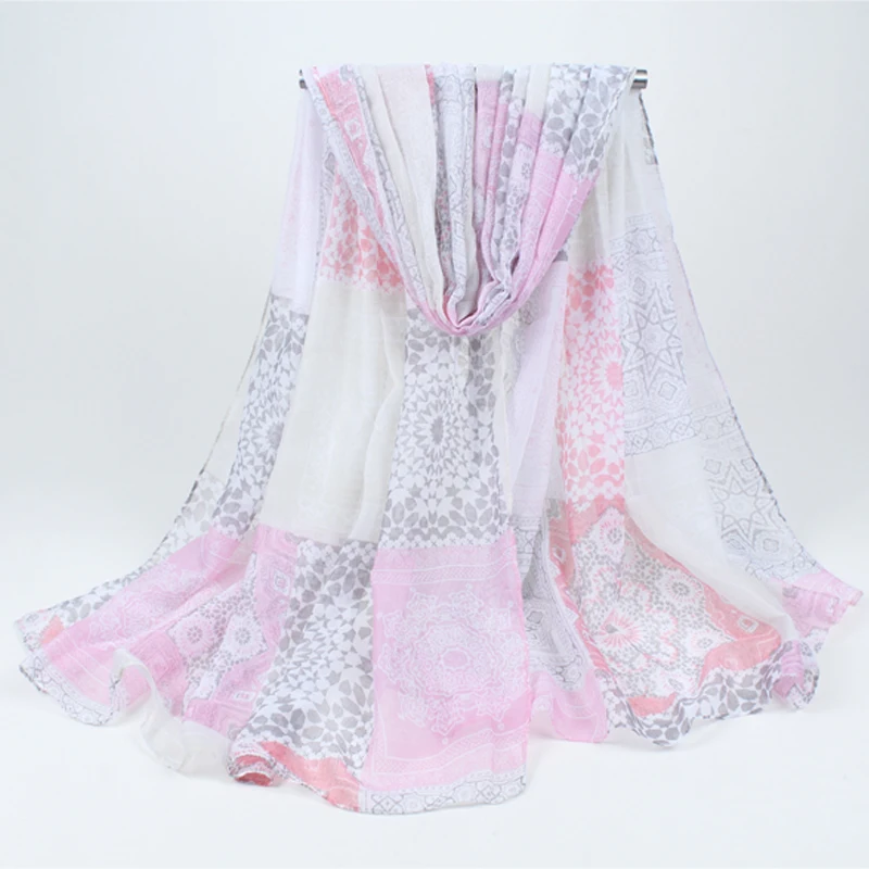 New Fashion Trendy Bohemian Women's Long Print Scarf Wrap Ladies Shawl Girl Large Pretty Tole 6 Styles шарф зимний |