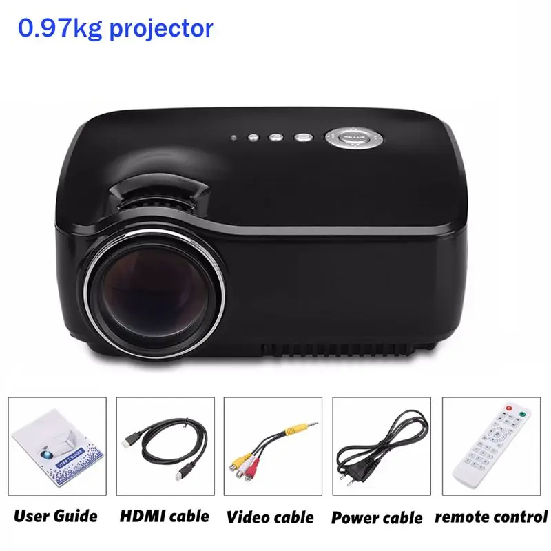 Vivibright проектор мини светодиодный gp70 полная поддержка hd 1080 P hdmi/usb/av/sd/vga для