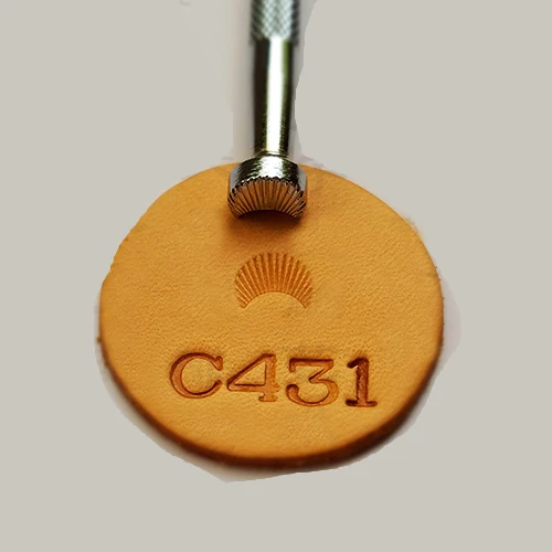 Японский печать симвоов инструменты C428/425/709/431/432, кожа, инструменты, клеймо
