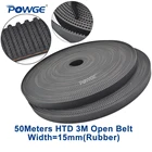 Синхронный ремень ГРМ POWGE HTD, 3 м, ширина 15 мм, Длина 50000 мм