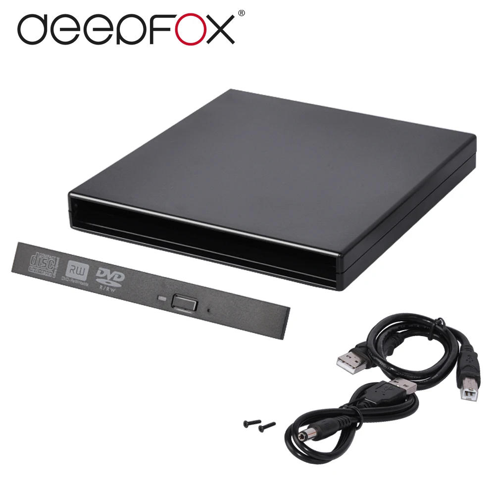 Внешний DVD RW Корпус чехол USB 2,0 Слот в DVD 12,7 мм IDE чехол для оптического привода ECD002