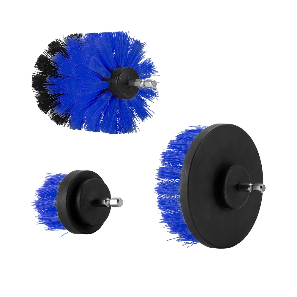 Насадка в виде щетки 3 шт набор электрическая щетка для чистки сверла щеточка