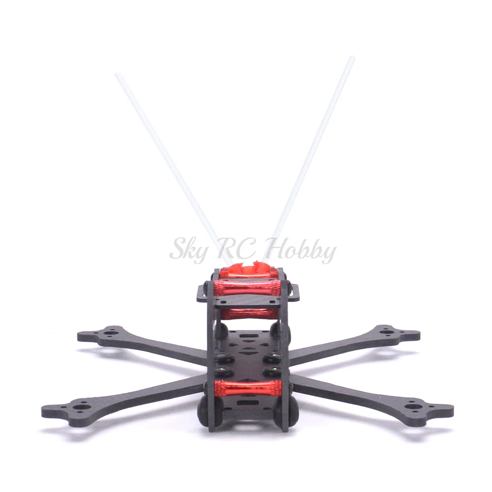 Стойка HSKRC 155 мм для гоночного дрона с функцией FPV протектором пропеллера и