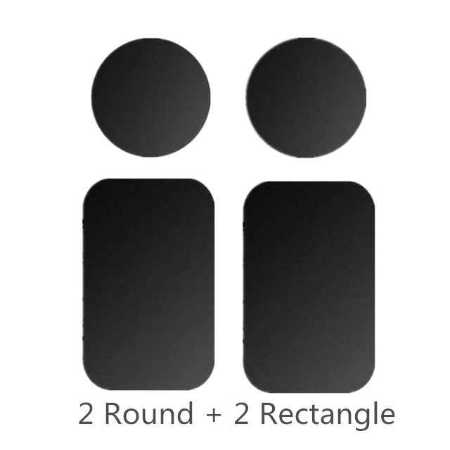 2 round 2 rectangle SYRINX держатель для телефона в автомобиле мобильный крепежная подставка для iPhone X XS 6s 7 Xiaomi huawei смартфон Магнитный Магнит Авто поддержка - Цвет: 2 round 2 rectangle