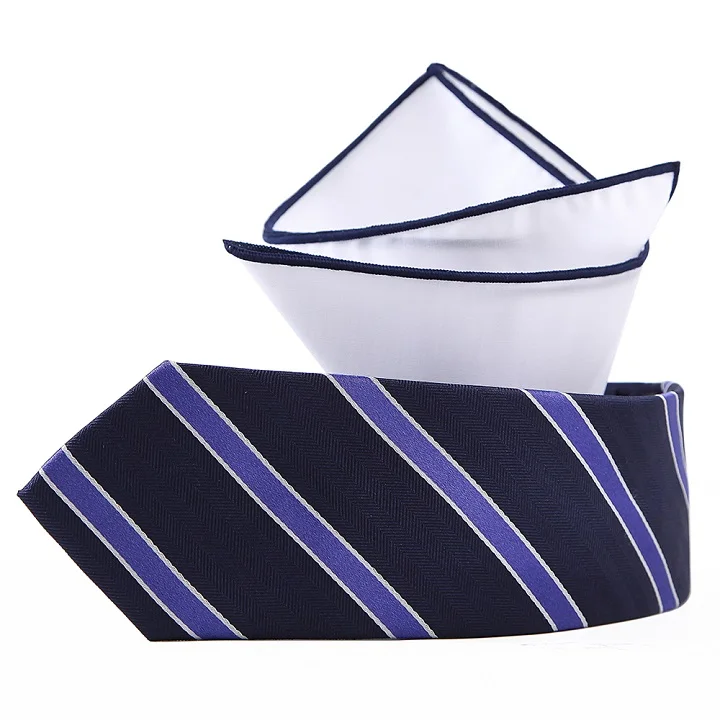 SST-002 tie set Портной Смит классический формальный галстук мужской роскошный ручной работы натуральный чистый шелк Тканый Жаккардовый полосатый галстук - Цвет: SST-002 tie set