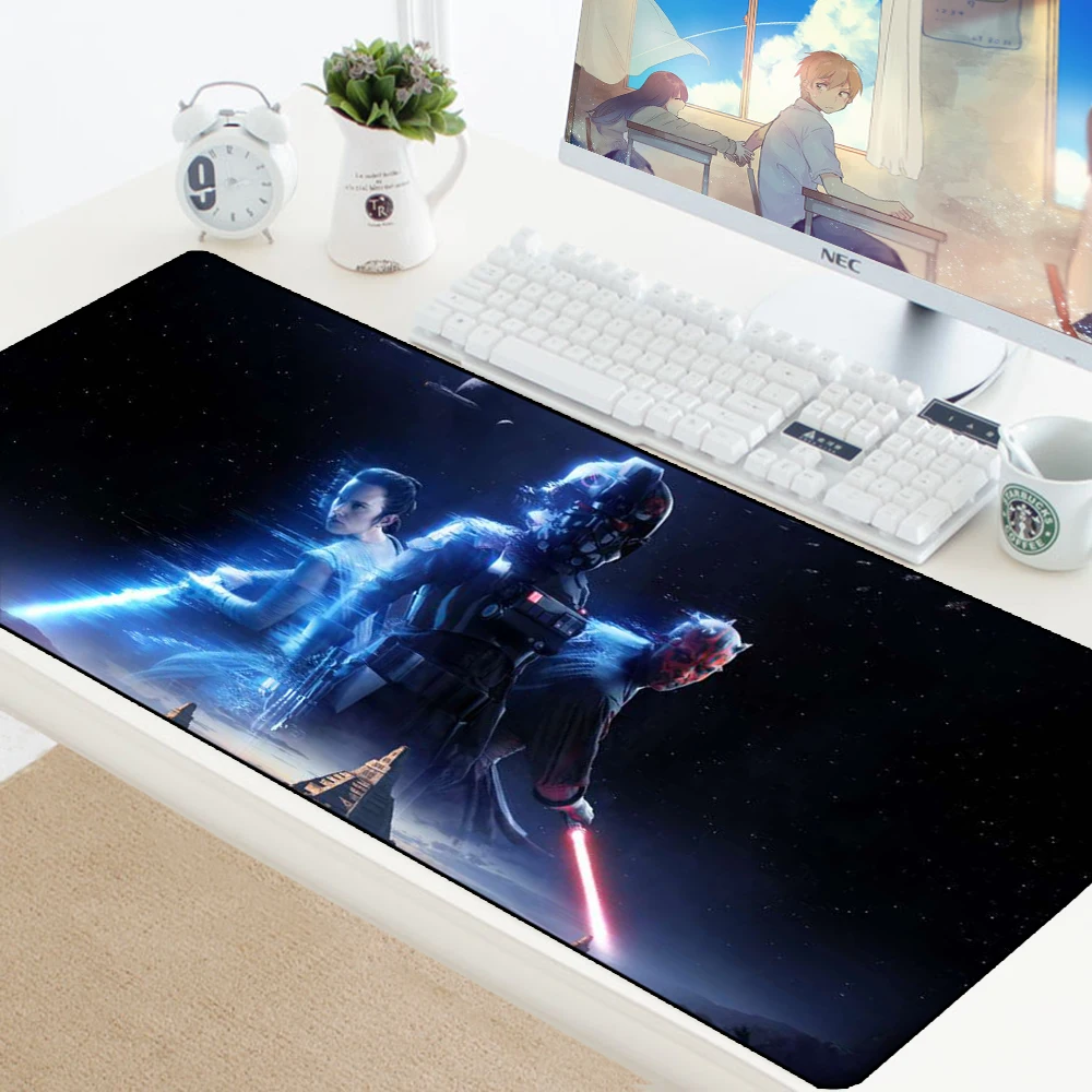 Звездные войны король игровой коврик для мыши XL клавиатура компьютер геймер стол ПК ноутбук компьютер домашний офис скорость мыши игровой коврик