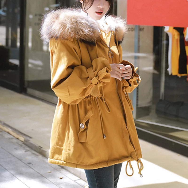 Camperas Mujer Abrigo Invierno 2018 зимняя куртка Для женщин хлопковые парки с капюшоном меховой