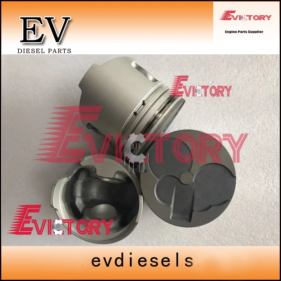 

4M40 4M40T piston with pin and clip for caterpillar excavator 307C excavator