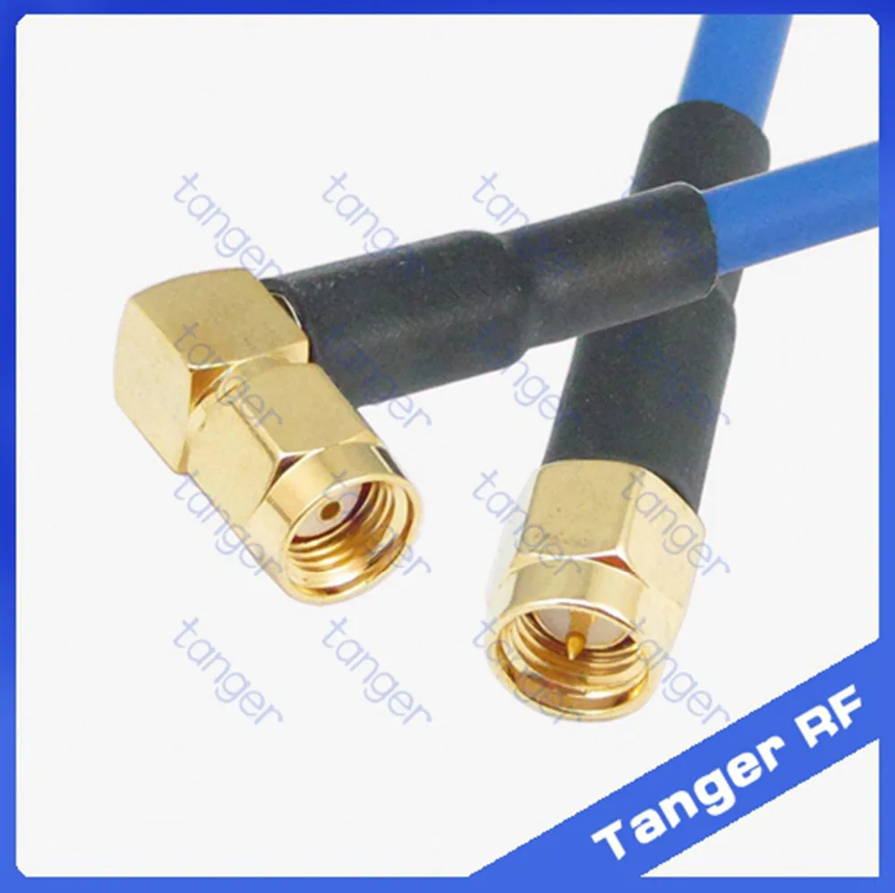 Коаксиальный разъем SMA типа штырь с разъемом под прямым углом RG402 RG141|male connector|male sma