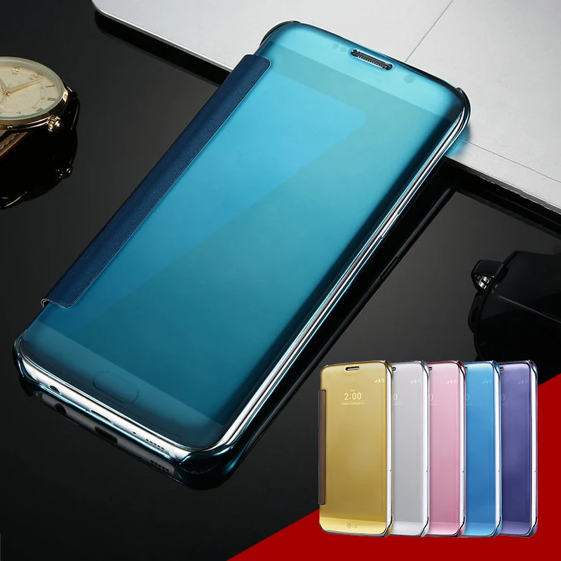 Чехол для Huawei Mate 7 8 9 P8 P9 P10 Lite откидная крышка корпуса зеркала Xiaomi 5S Redmi Note 3 4 4X4 Pro| |