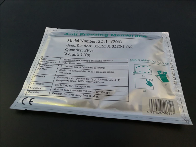 Фриз мембраны от замораживания Cryo Cool Pad антифриза мембрана 34x42 см 32x32 для