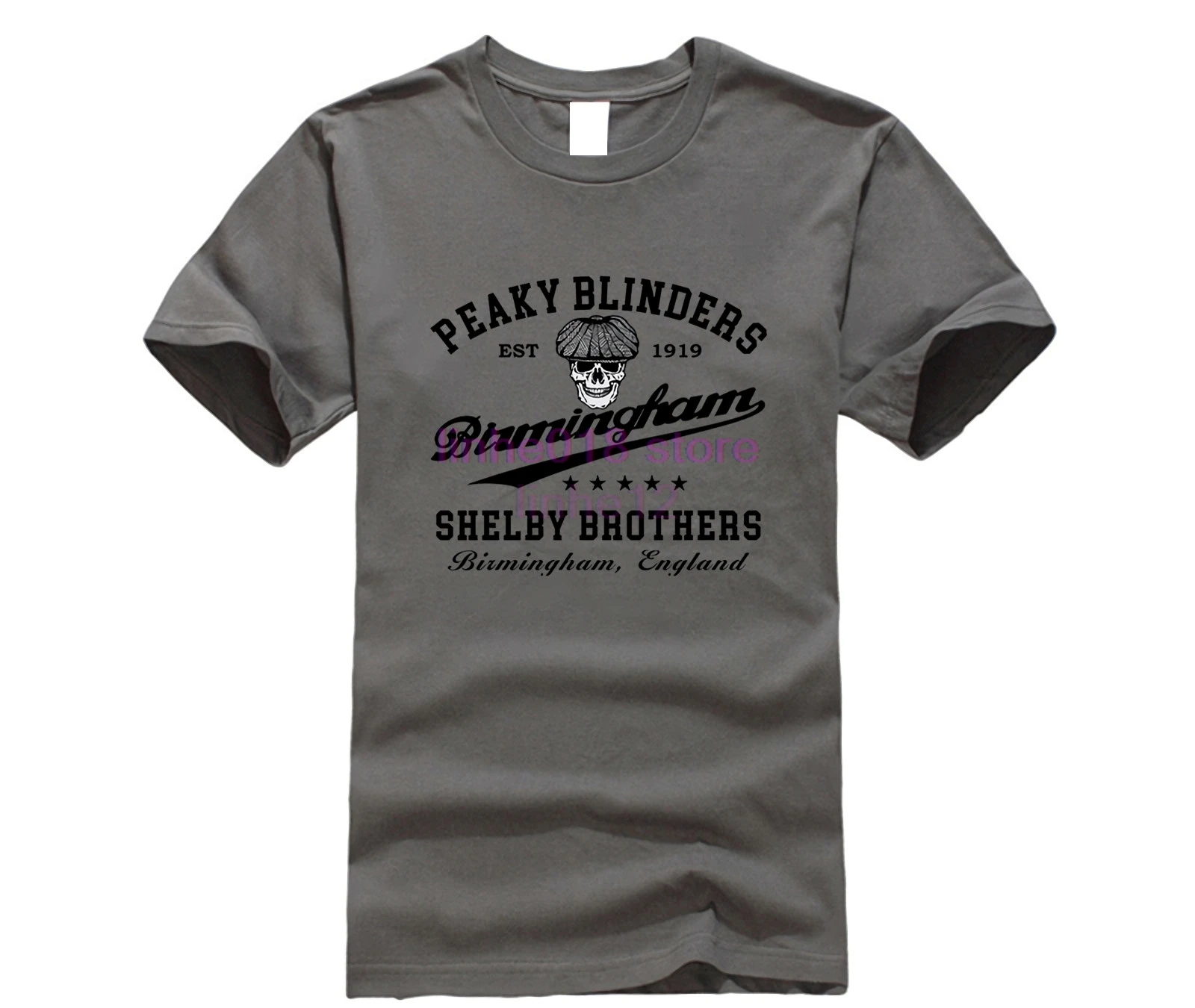Retro Tee Peaky Blinders Clothing Male Plus Size Camiseta T Shirt Basic Movie T-shirt Dropshipping Tshirt Apparel | Мужская одежда