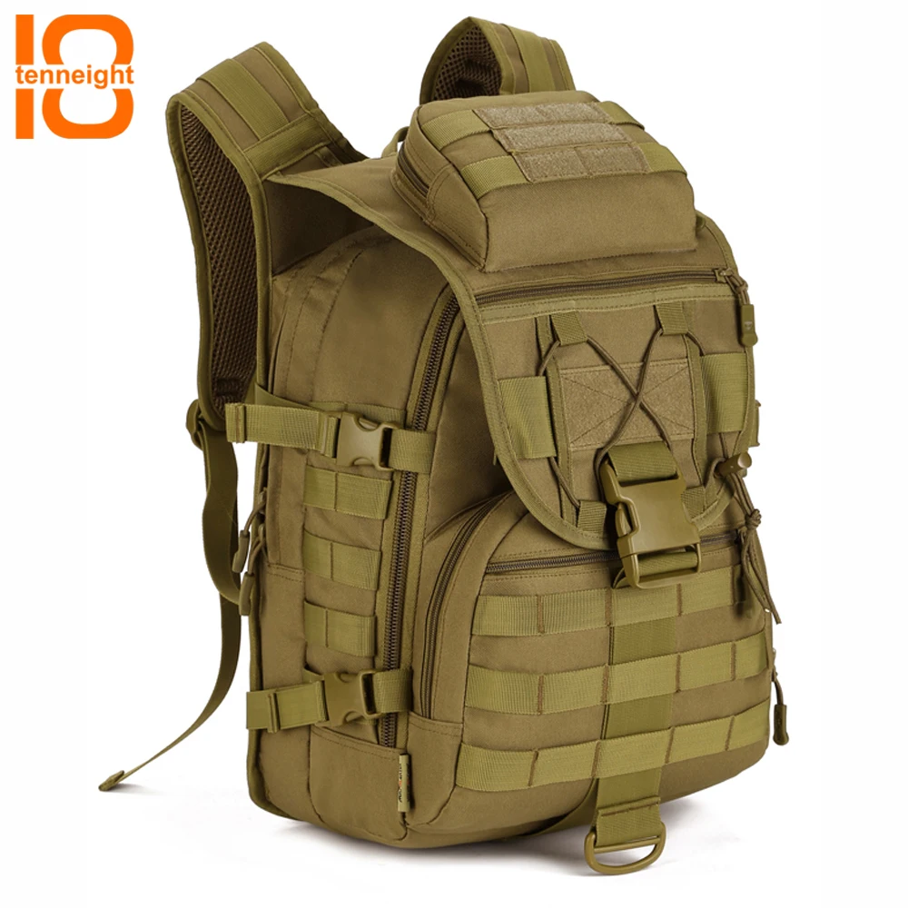 

TENNEIGHT 40L Military Tactical backpack 15 Inches Laptop bag Sport camping Climbing backpack army fan bags Outdoor hunting bag
