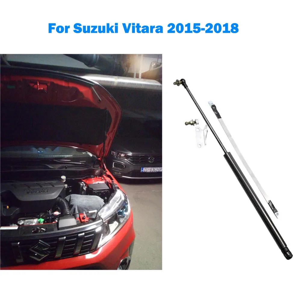 Передняя крышка капота газовые стойки для Suzuki Vitara 2015 2018 автомобильные аксессуары