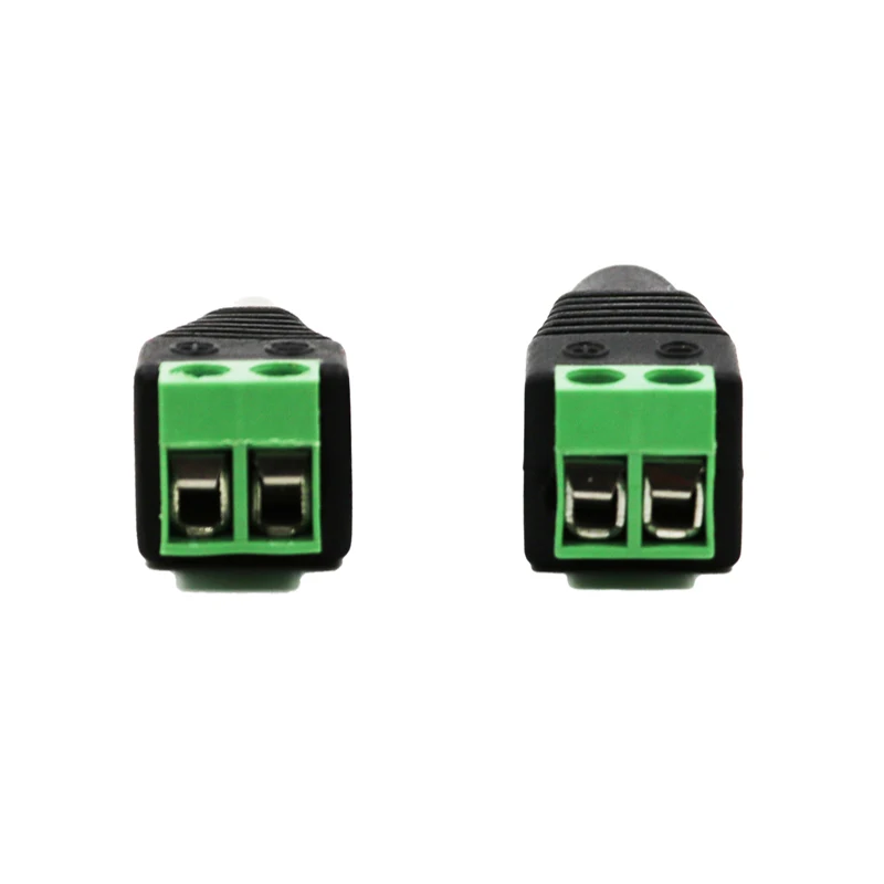 Бессварной разъем постоянного тока для светодиодной ленты штекеры или гнезда