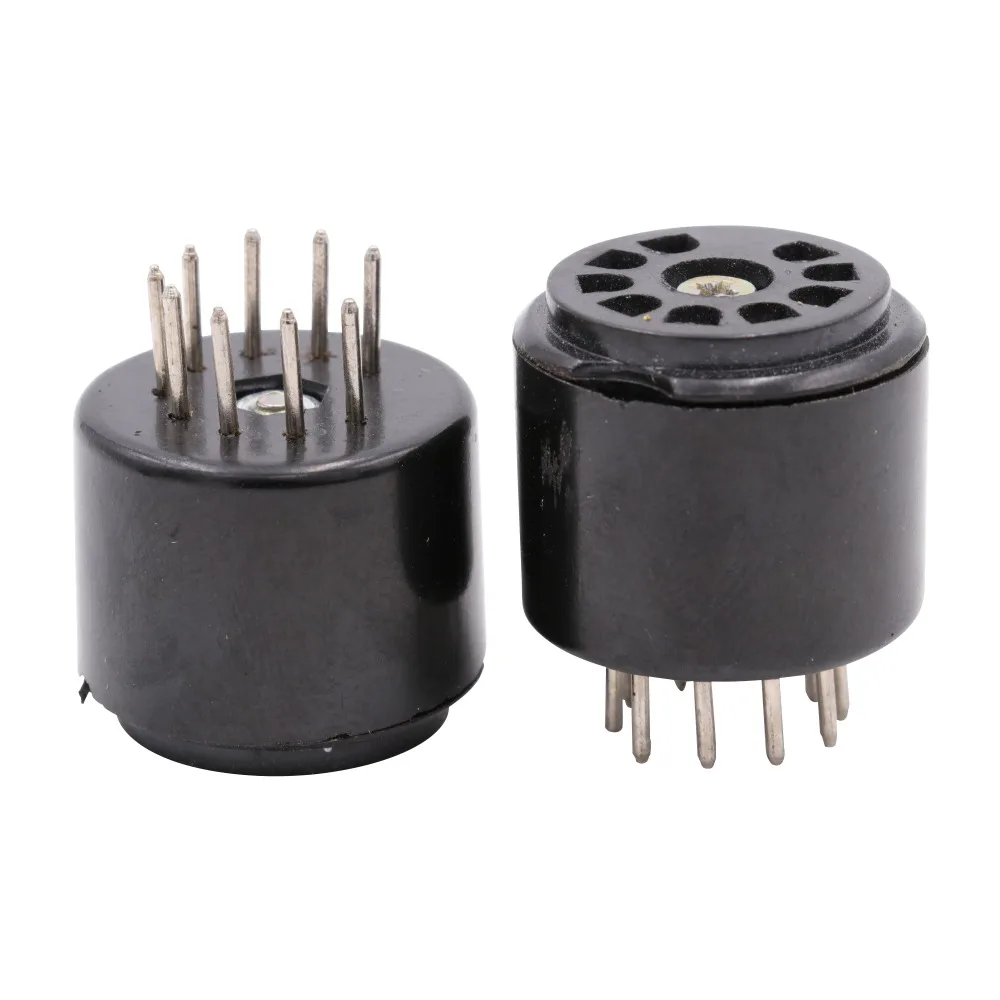 Bakelite 9pin вакуумная трубка тестер сокет для 6DJ8 12AX7 ECC83 B339 CV492 6L13 12AU7 ECC82 B329 CV491 Hifi