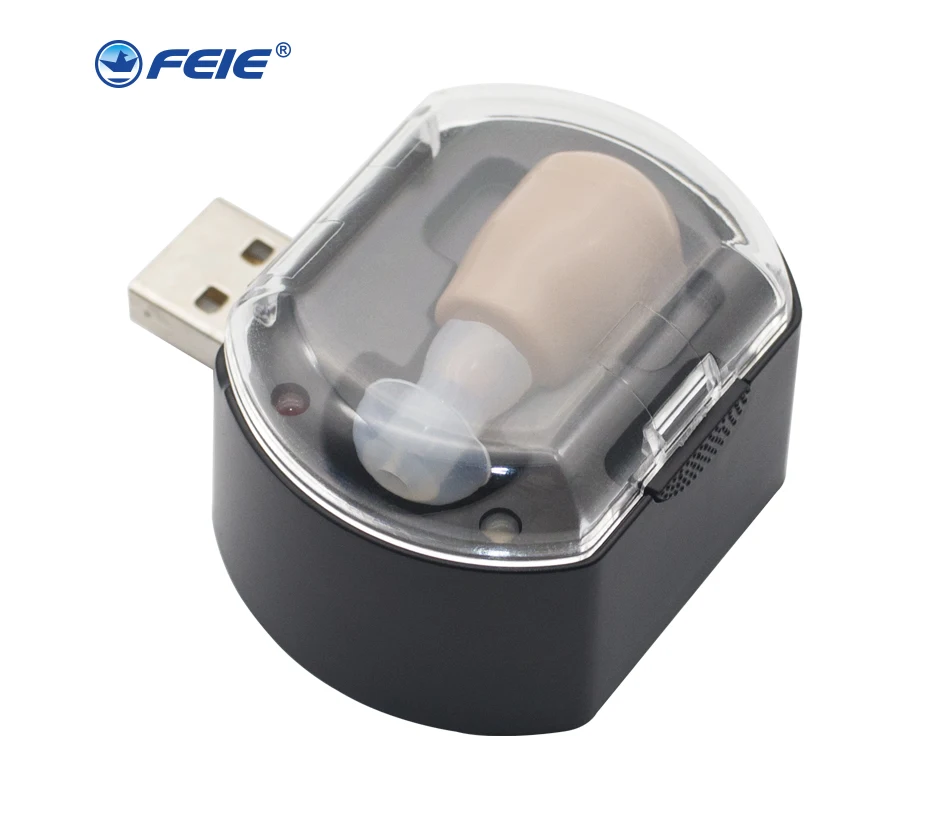 

S-219 Hearing Aid Rechargeable Hearing Aids Mini Invisible USB Ear Aid Sound Amplifier For The Elderly Care Deaf Hear Device