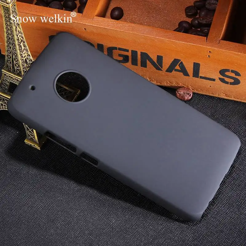 Роскошный прорезиненный матовый пластиковый жесткий чехол для Motorola Moto G5 Plus XT1684