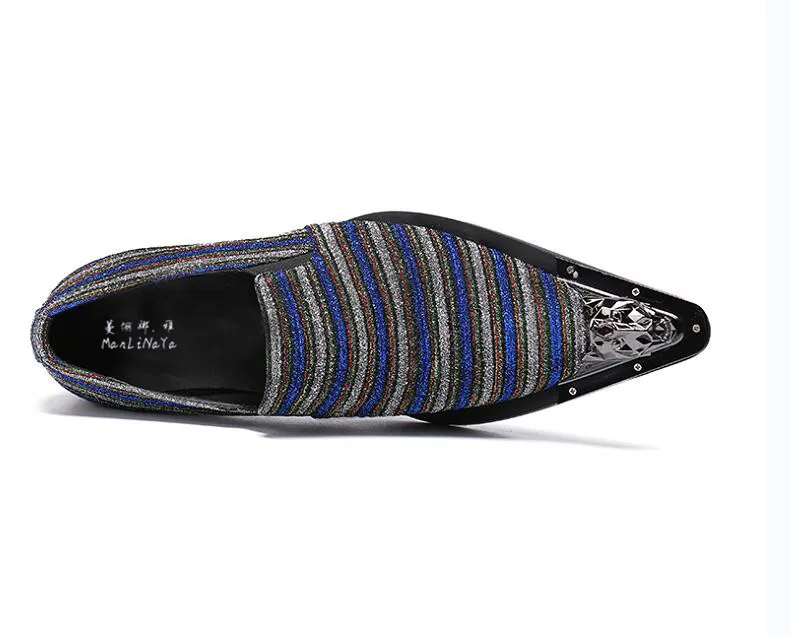 Мужская классическая обувь из натуральной кожи разные полосы мужская | Обувь