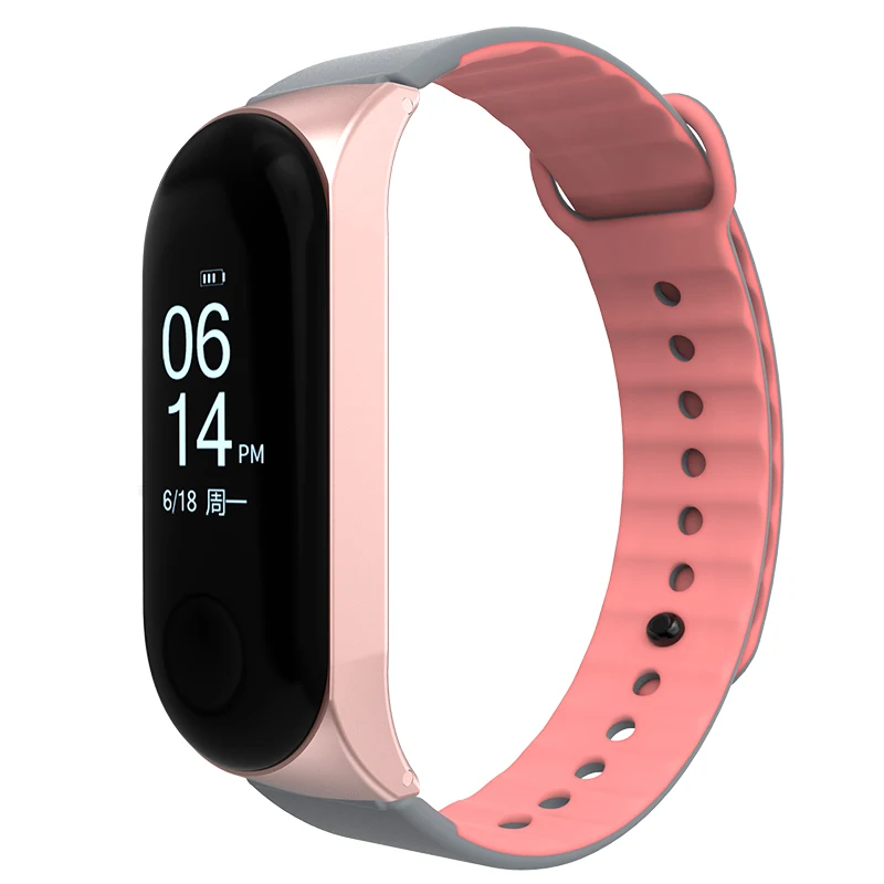 Браслет Для Xiaomi Band 4 и 3 сменный ремешок из нержавеющей стали аксессуары для Xiomi