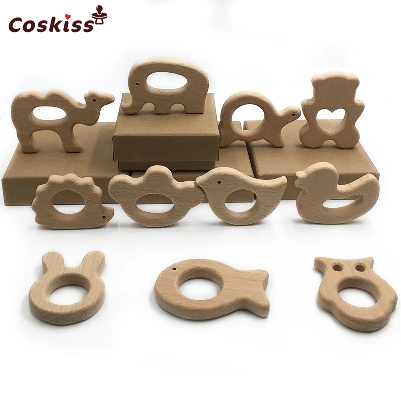 Детский Прорезыватель для зубов из натурального бука|baby teether|baby wooden teetherteether baby |