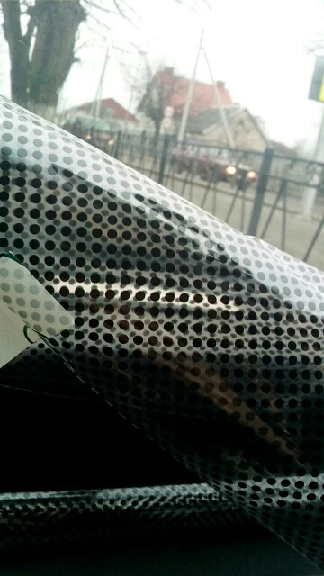 Односторонняя перфорированный винил оконная пленка для защиты поверхности