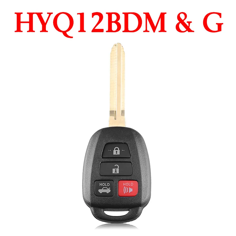 3 + 1 кнопки 315 МГц дистанционный ключ для Toyota Camry 2012 2014 HYQ12BDM (G чип)|Ключ от авто| |