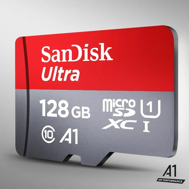 SanDisk microSD карта 256 ГБ 200 128 Гб 64 32 16 microSDHC/SDXC UHS-I памяти до 98 МБ/с./с скорость чтения для