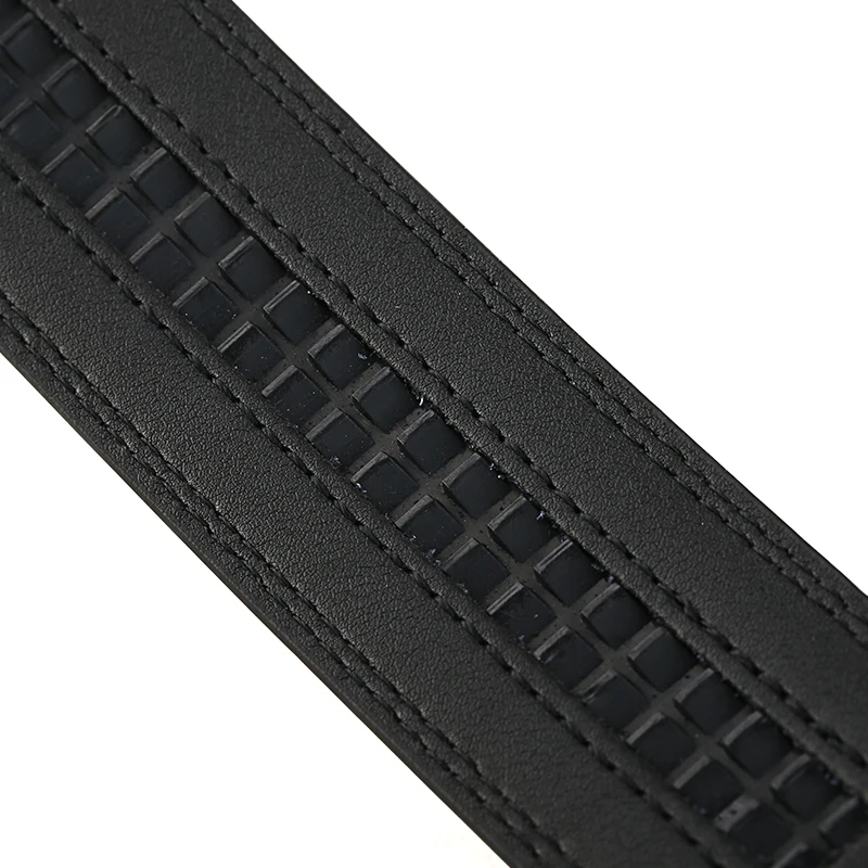 Ремень мужской кожаный с автоподзаводом классический пояс из Бен-зернистой кожи