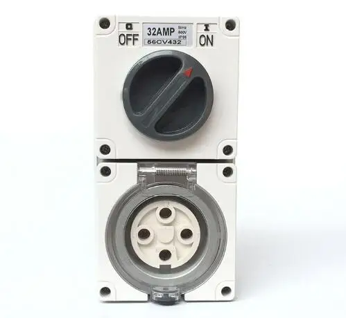 Free Shipping Socket 56CV420 56CV432 56CV440 56CV450 4 Pins Outdoor Yard Wall Power Receptacle Outlet Weatherproof | Обустройство