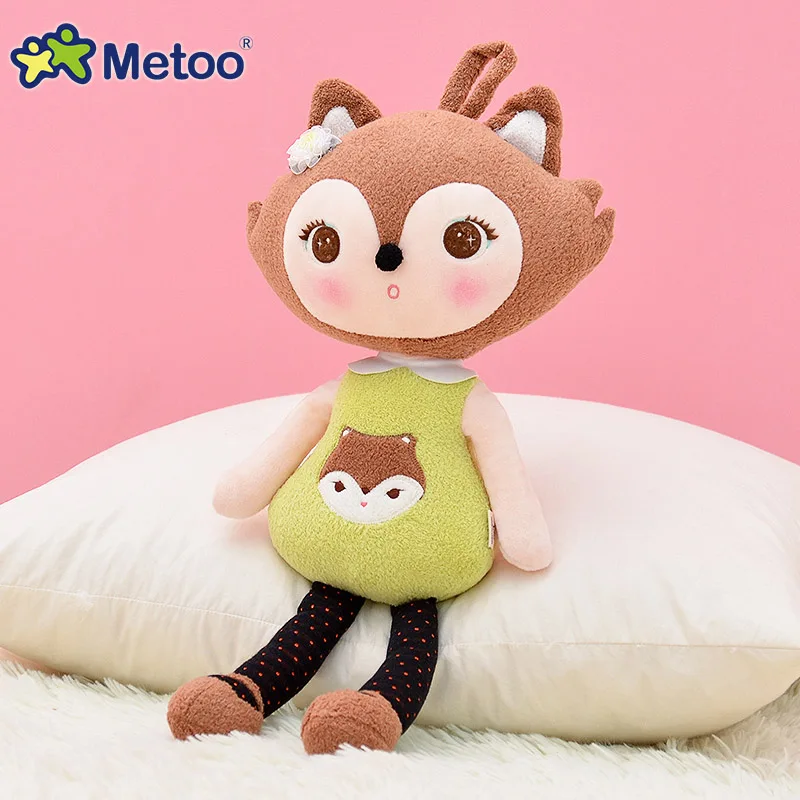 14 45 см kawaii игрушки в виде животных с плюшевой набивкой Мультяшные детские игрушки для девочек детский подарок на день рождения Рождественский подарок Keppel панда Детская кукла Metoo - Цвет: 14