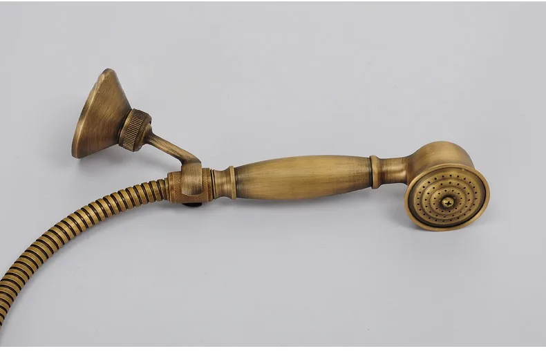 Античные матовые латунные Смесители для ванны настенный смеситель раковины в