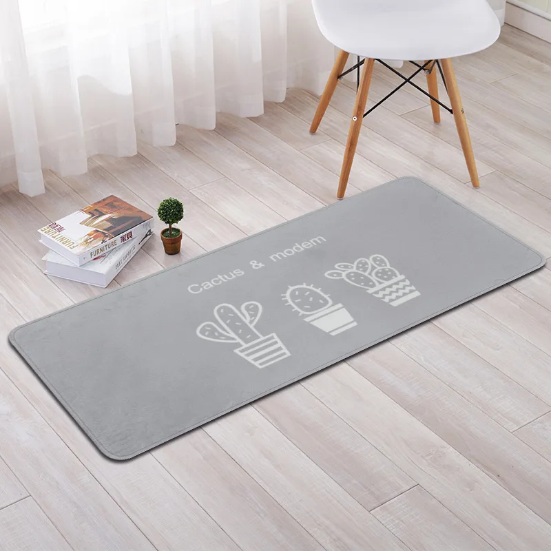 Простой корейский кухонный коврик 50x120 см домашний декор для входной двери