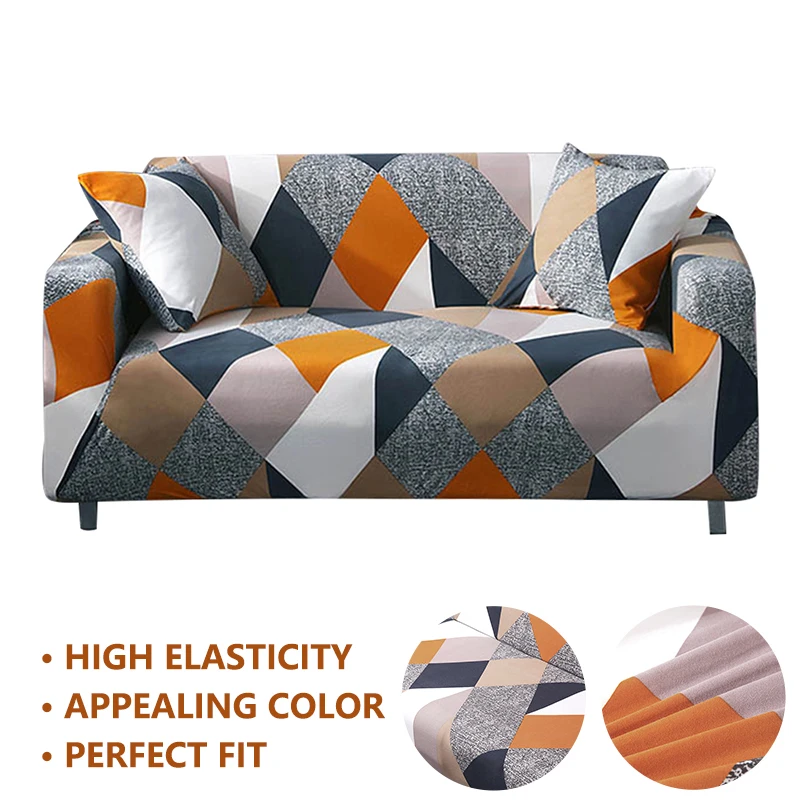 Elastic Spandex Sofa Cover Flexible Stretch Couch Covers For Living Room Corner Sectional Love Seat Furniture Protector | Дом и сад
