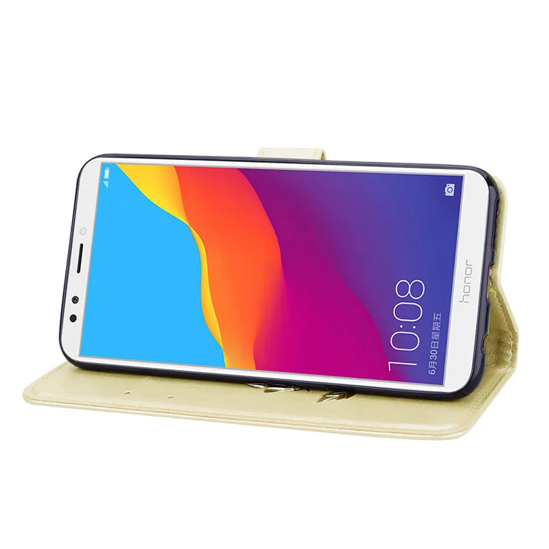 Кожаный чехол для huawei Honor 7C, чехол, 5,7 дюймов, AUM-L41, кошелек, флип-чехол для телефона, чехол s для Honor 7C Pro LND-L29 5,99, чехол, Coque Fundas