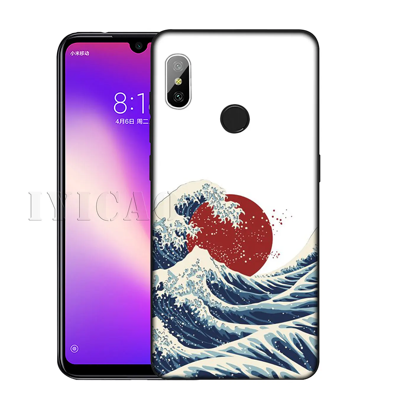 Мягкий силиконовый чехол IYICAO The Great Wave Off Kanagawa для Xiaomi Redmi K20 8A 7A 6A 5A S2 4X 4A GO Note 8 7 5 Plus 6