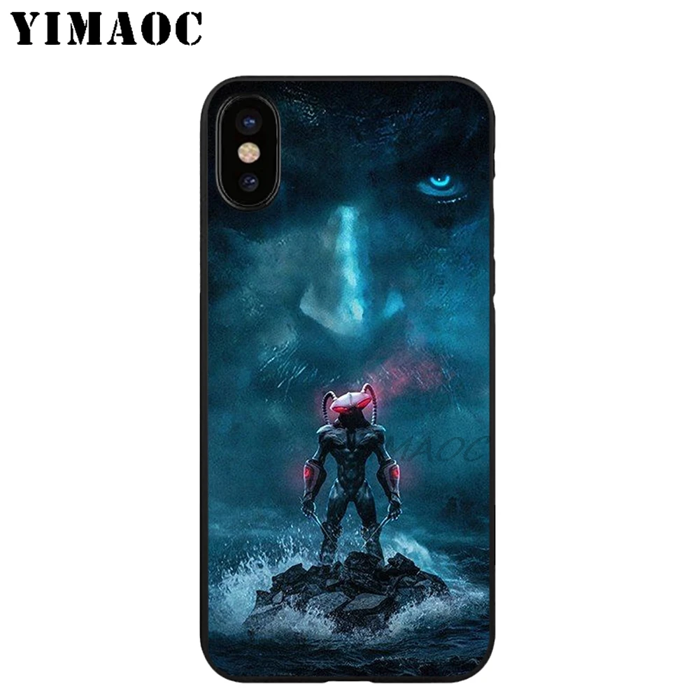 YIMAOC Aquaman Cool Sea Мягкий ТПУ Черный силиконовый чехол для iPhone X или 10 8 7 6 6S Plus 5 5S SE Xr Xs Max