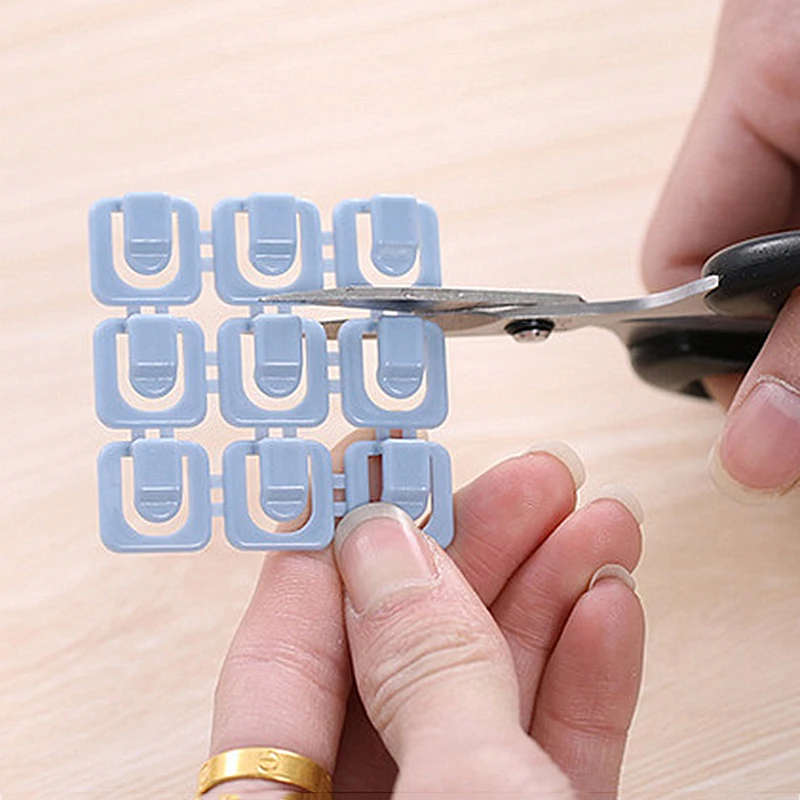 Fashion 18Pcs Wire Storage Clips Buckle USB Charger Line Finishing Tool Fixed decor Table | Дом и сад