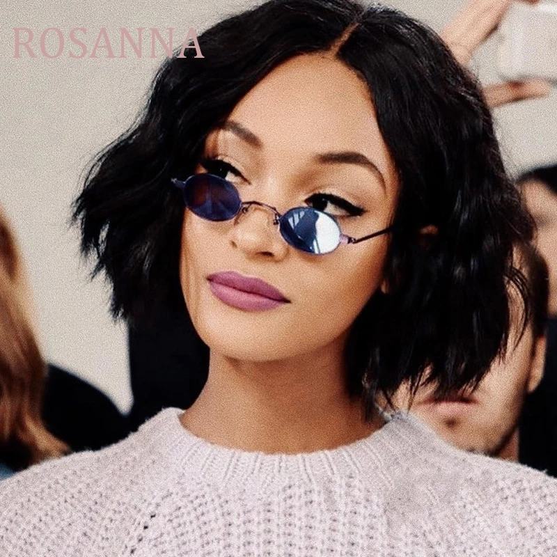 Новинка 2019 маленькие овальные солнцезащитные очки в стиле стимпанк ярких цветов