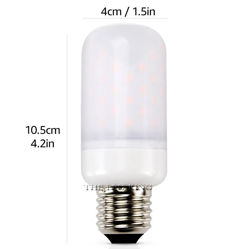 SonQin Lamparas Simulation Flame Effect LED Light Bulb E27 E14 Corn Emulation Fire | Освещение