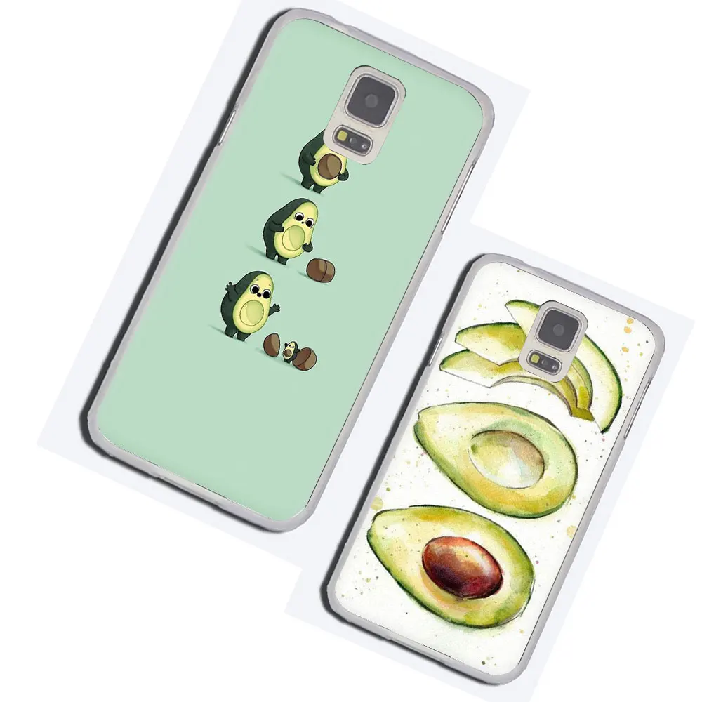 Твердый чехол для телефона с авокадо Samsung Galaxy S6 7 Edge S8 9 10 Plus Note 8 M10 20 30|Бамперы| |