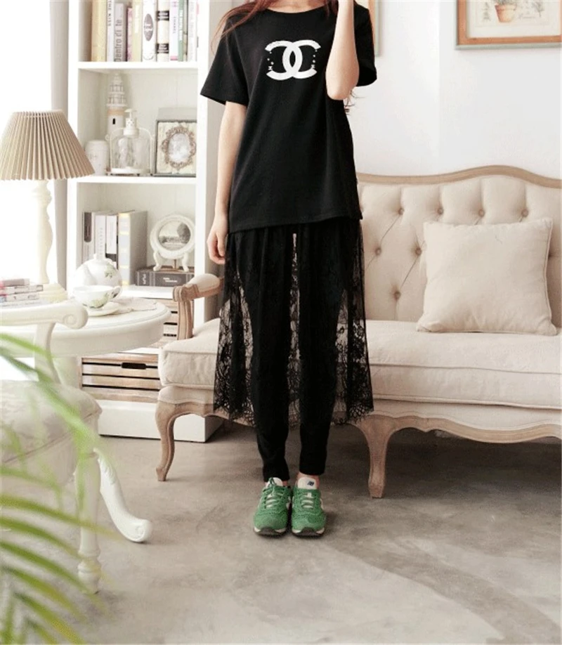 Юбка женская ажурная средней длины пикантная винтажная прозрачная сетчатая