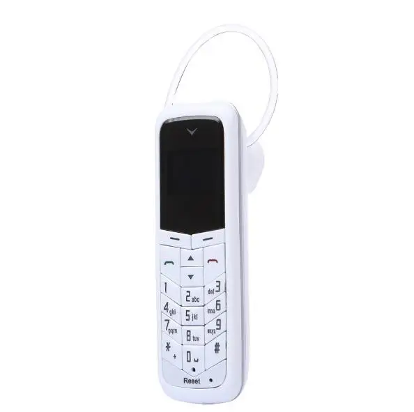 BM50 bluetooth мини мобильный телефон Bluetooth номеронабор универсальные мини наушники сотовый телефон 0,66 дюймов с GSM сети H-mobile