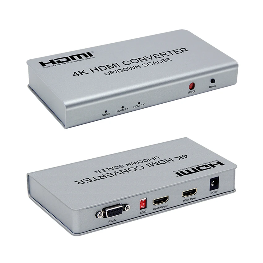4K HDMI-Compatible Converter Up/Down Scaler for Video Wall support input 480P to 4K/30Hz and Output 720p/60HZ 1080p/60HZ | Электроника