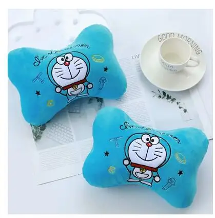 1pair pillow 1 пара caroon Стелла Cinnamoroll Собака Дораэмон автомобиль плюшевая подушка для шеи Покрытие ремня безопасности Новинка детская мягкая игрушка - Цвет: 1pair pillow