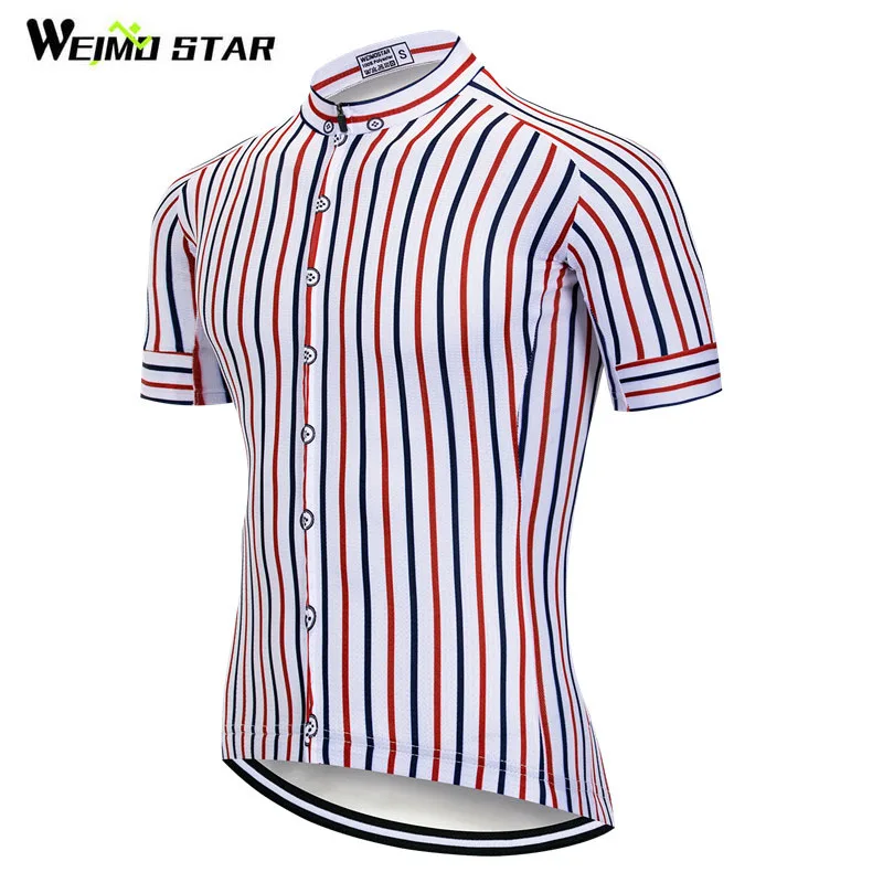 

Weimostar Red-Blue Cycling Jersey 2018 pro team Cycling Clothing Maillot Ciclismo Summer mtb Bike Jersey Downhill Bicycle Shirt